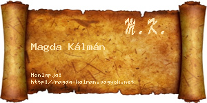 Magda Kálmán névjegykártya